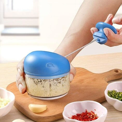 Manual Mini Chopper For Garlic And Vegetables - Image 5
