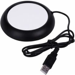 Thermostat USB Drink Cup Warmer (Black) 12.7122.5cm