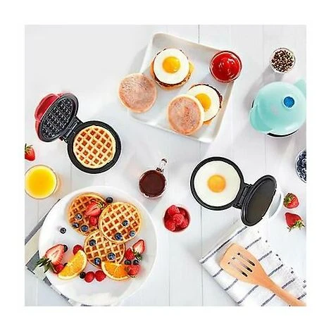 Mini Waffle Maker For Individuals Other On The Go Breakfast - Image 3