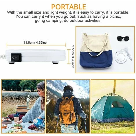 Unique USB White Portable Electronic Cup Warmer With Switch For Coffee And Milk - Image 2