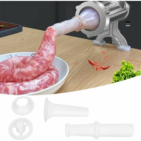 Food Pusher Sausage Filling Nozzle Kubbe Attachment Food Grade Quality Manual Sausage Maker Meat Stuffer Filler Universal - Image 4