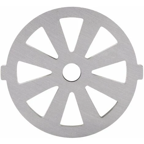 Mincer Cutting Plate Alloy Meat Grinder Crusher Mincer Plate Disc Knife 7mm Hole Household Guaranteed Quality Plate Disc Machinery Kitchen Appliances Parts Silver