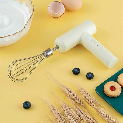 3 Speed Whisk Cordless Vertical Hand Beater With Egg Separator For Cooking Cake Egg CustardElectric Egg Beater With Two Wire Beaters Food Beater2 - Image 4