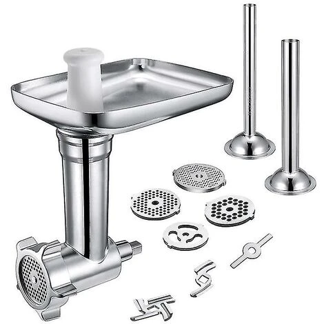 Meat Grinder Compatible For Kitchenaid Accessories Sausage Stuffer Pipes With 4 Discs - Extension Accessories For Craftsman - Image 2