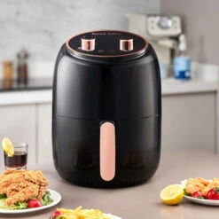 Livingandhome Black 8L Electric Air Fryer