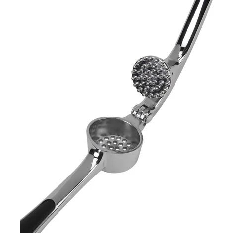 Livingandhome Set Of 3 Garlic Press With Roller Peeler And Brush - Image 4