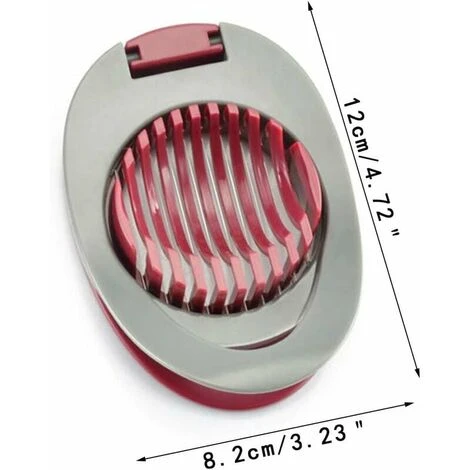 Stainless Steel Egg Ham Banana Cutter Slicer(Purple) - Image 2