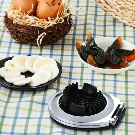 Egg Cutter Egg Slicer, Egg Cutter Fruit Cutter With Wire, Egg Slicers, More Convenient And Neat - Image 4