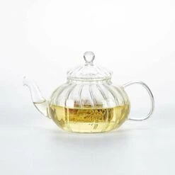 Glass Teapot With Pumpkin Design Infuser (Pumpkin Teapot 600ml)
