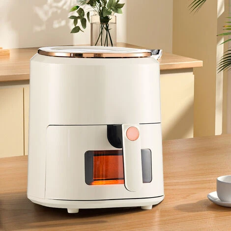 Livingandhome White 7.5L Digital Touchscreen Air Fryer - Image 3