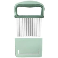 Potato Wave Knife,Metal Wave Cut Vegetable Wave Slicer With Handle And Protective Potato Slicer Tool