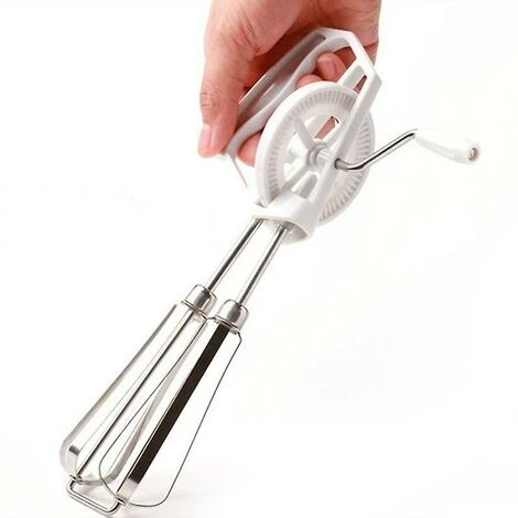 Manual Hand Whisk Egg Beater Blender Blender Stainless Steel