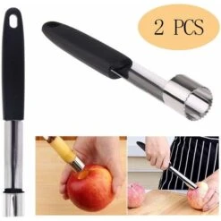 Fruit Carrot, Commercial Grade Metal Stainless Steel With Soft Rubber Handle, Kitchen Tool For Coring, Tool For Pear Other Fruits, Picker