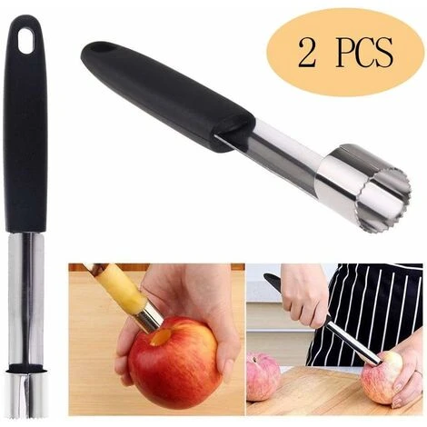 Fruit Carrot, Commercial Grade Metal Stainless Steel With Soft Rubber Handle, Kitchen Tool For Coring, Tool For Pear Other Fruits, Picker