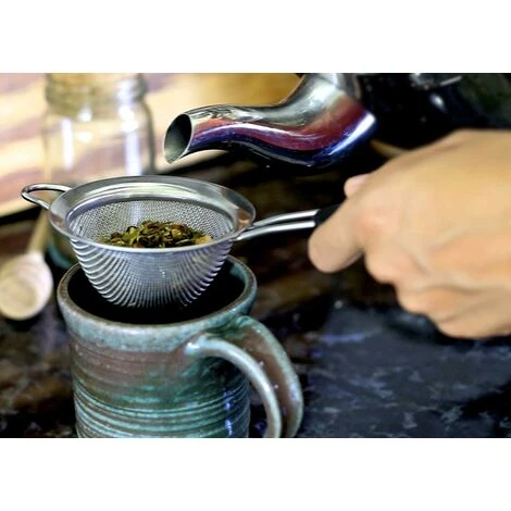 Conical Cocktail Strainer - Fine Cocktail Strainer, Cocktail Strainer, Professional Stainless Steel Fine Cocktail Strainer For Tool Bar Conical, Fine And Conical Mesh ZQYRLAR - Image 4